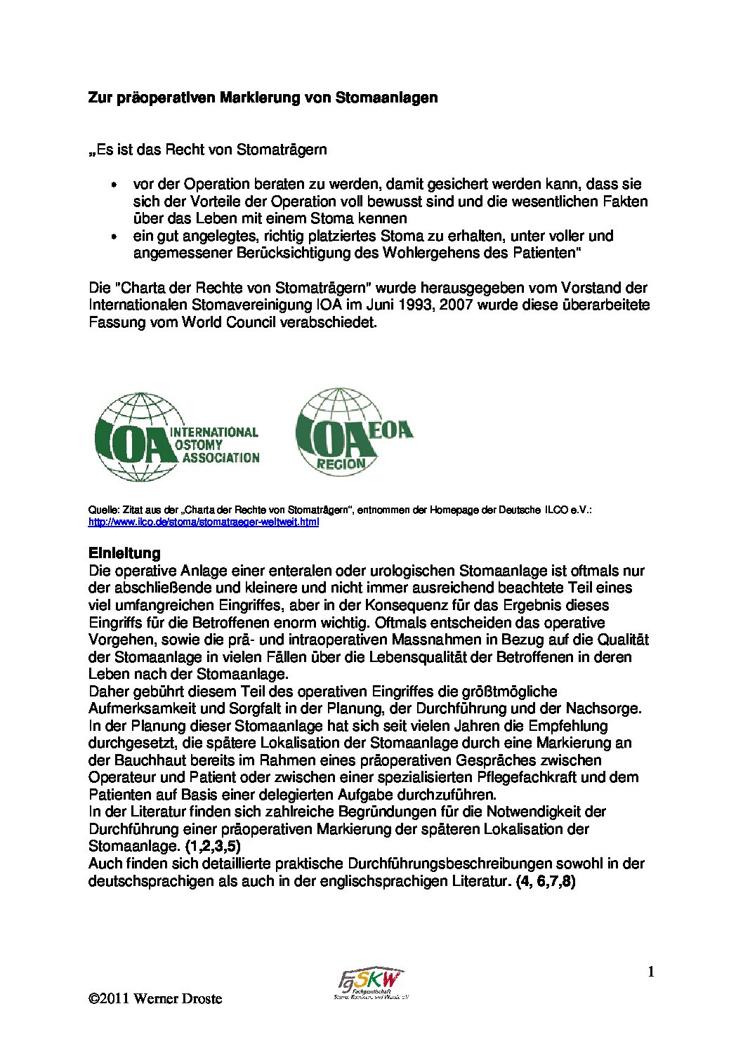 Praeoperative Stoma Markierung PDF