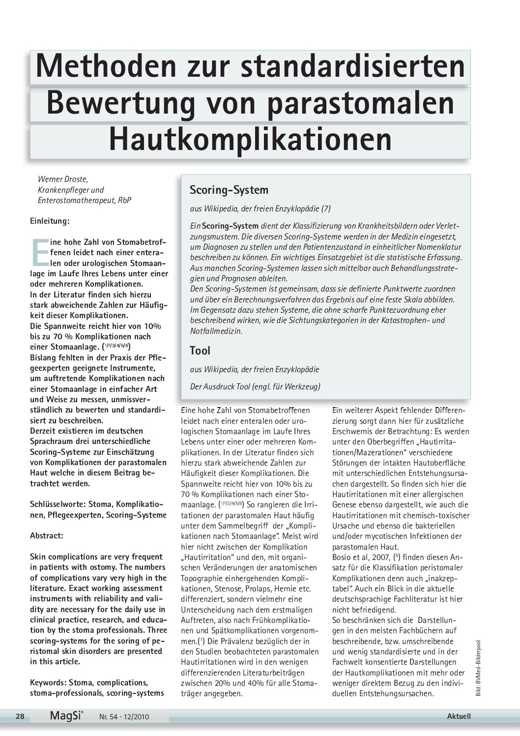 Parastomale Hautkomplikationen PDF