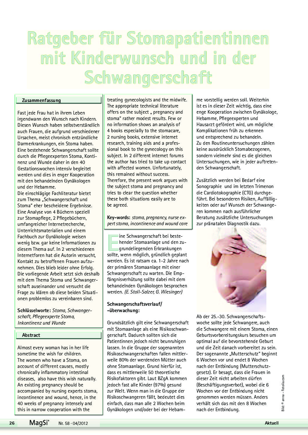 Kinderwunsch Stoma PDF